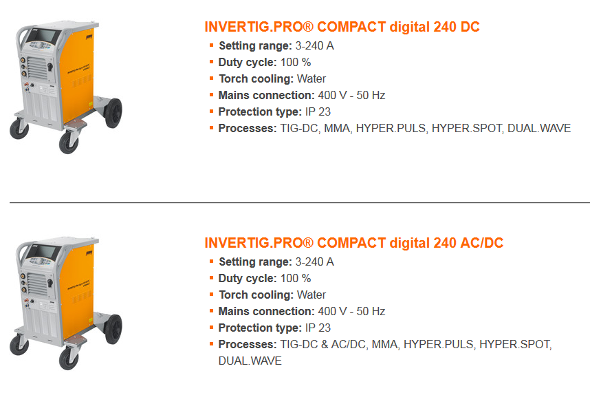 INVERTIG PRO COMPACT DIGITAL 240 DC+AC/DC